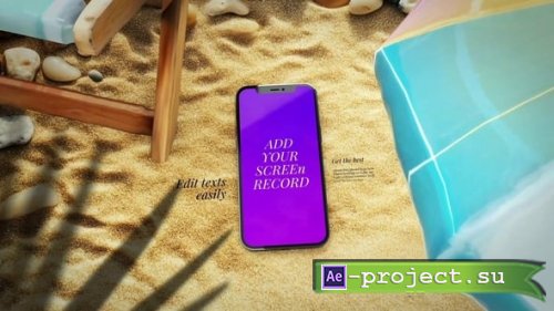 Videohive - Summer Phone Mockup - 59752630 - Project for After Effects