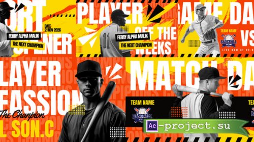 Videohive - Baseball Opener After Effect - 59694944 - Project for After Effects