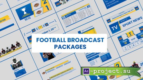 Videohive - Football Broadcast Packages - 59709192 - Project for After Effects