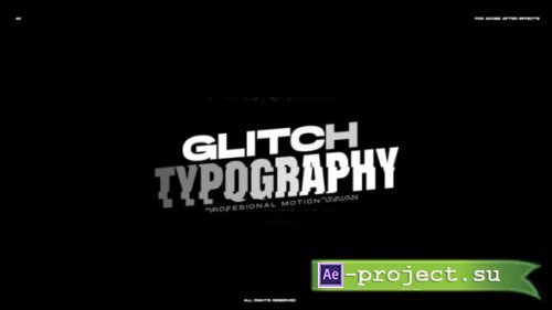 Videohive - Glitch Typography Titles - 59757624 - Project for After Effects