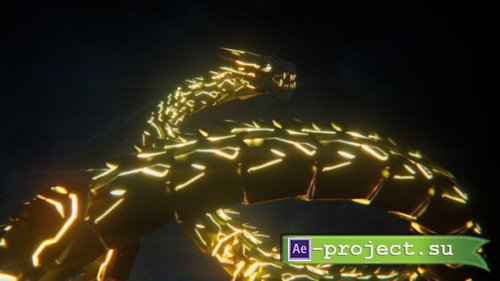 Videohive - golden dragon thunder - 59751612 - Project for After Effects