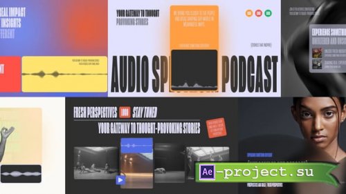 Videohive - Podcast - Audio Spectrum Visualizer - 59751704 - Project for After Effects