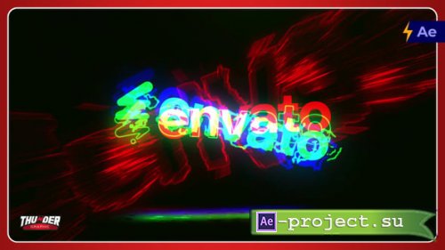 Videohive - Energetic Glitch Logo Reveal - 59740936 - Project for After Effects