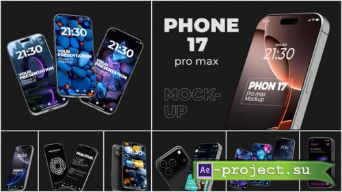 Videohive - Phone 17 Pro Max Mockup - 59770551 - Project for After Effects