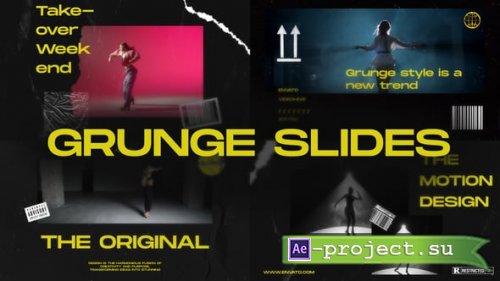 Videohive - Grunge Slides - 59769147 - Project for After Effects