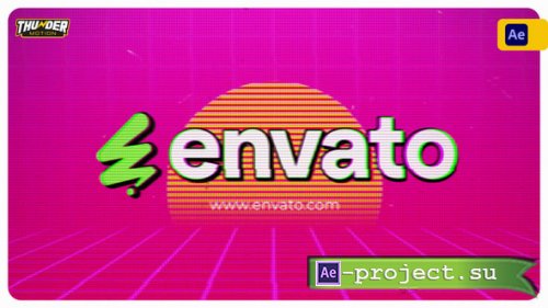 Videohive - Retro VHS Glitch Intro - 59786671 - Project for After Effects