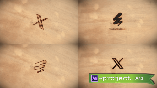 Videohive - Logo Burnt Wood for After Effects - 59694342 - Project for After Effects