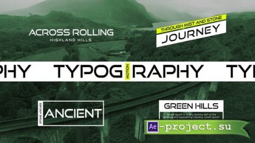 Videohive - Motion Typography - 59785218 - Project for After Effects