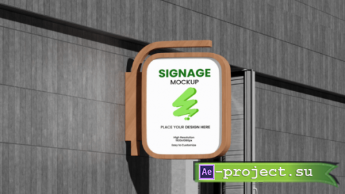 Videohive - Signage Mockup - 59717543 - Project for After Effects