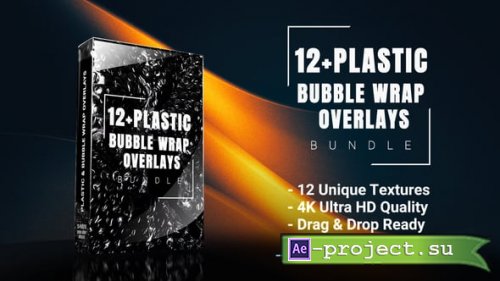 Videohive - Plastic Wrap Overlays  Bubble Textures, Crumpled Foil & Distressed Effects - 59794675 - Project for After Effects