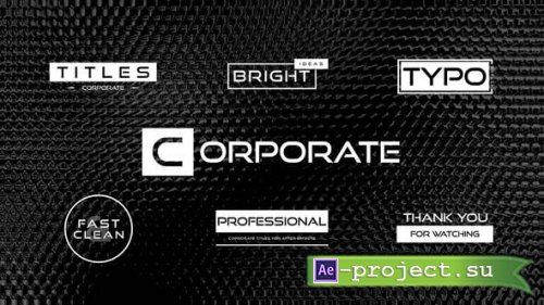 Videohive - Corporate Titles - 59652491 - Project for After Effects