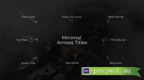 Videohive - Minimal Arrows Titles - 59697480 - Project for After Effects