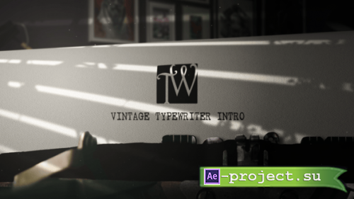 Videohive - Production Company Vintage Typewriter Intro - 22721044 - Project for After Effects