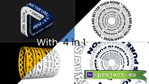 Videohive - Kinetic Titles Pack - 59809402 - Project for After Effects