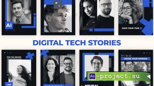 Videohive - Digital Tech Stories - 59810352 - Project for After Effects