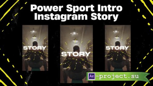Videohive - Power Sport Intro Instagram Story & Reels - 59813924 - Project for After Effects
