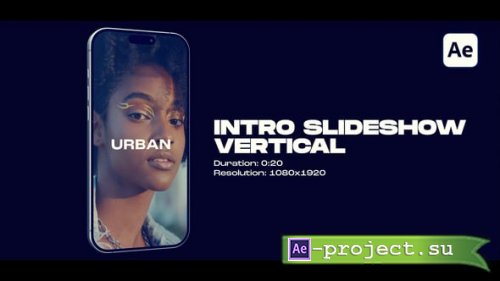 Videohive - Vertical Intro Slideshow - 59814396 - Project for After Effects
