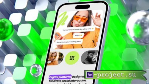 Videohive - Blockchain - Phone Mockups - 59812480 - Project for After Effects