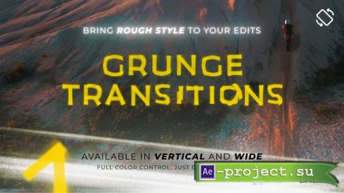 Videohive - Vertical Wide Transitions - 59810227 - Project for After Effects