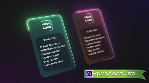 Videohive - AI SaaS Text Intro | AE - 59828867 - Project for After Effects