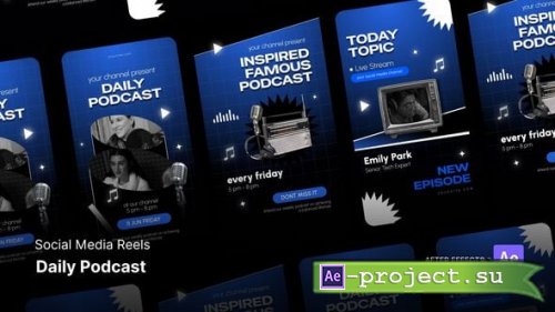 Videohive - Reels - Daily Podcast After Effects Project Files - 59823399 - Project for After Effects