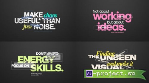 Videohive - Bold Glass Box Titles - 59830908 - Project for After Effects