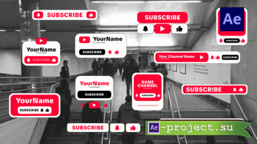 Videohive - Youtube Elements /Ae - 59808447 - Project for After Effects