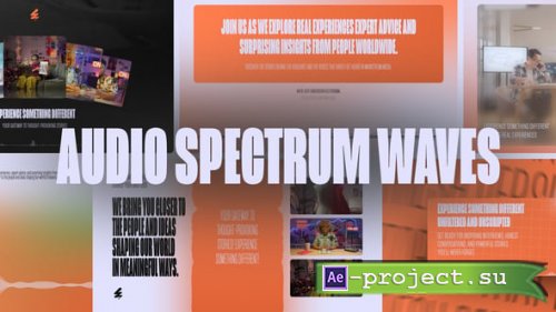 Videohive - Audio Spectrum Waves - 59843568 - Project for After Effects