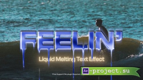 Videohive - Liquid Melting Text - 59831047 - Project for After Effects