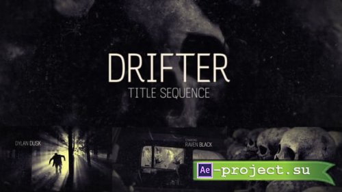 Videohive - Drifter Cinematic Title Sequence - 59627653 - Project for After Effects
