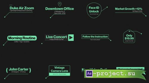 Videohive - Call Outs Universal - 59843924 - Project for After Effects