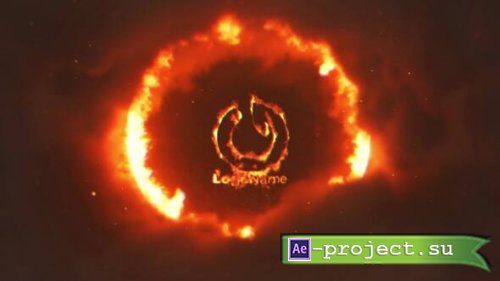 Videohive - Fire Portal In Clouds Project - 59848088 - Project for After Effects