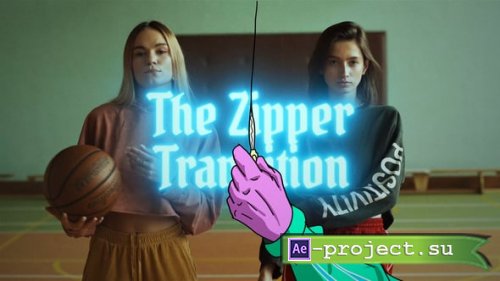 Videohive - The Zipper Transition - 59735473 - Project for After Effects