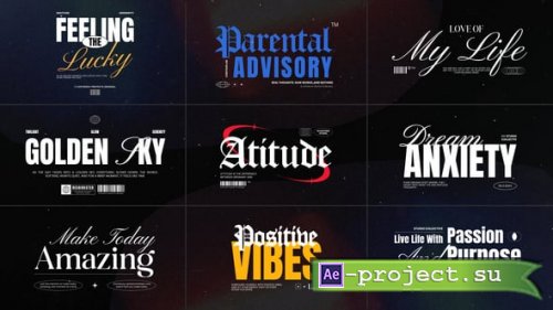 Videohive - Cinematic Titles vol.03 - 59828792 - Project for After Effects