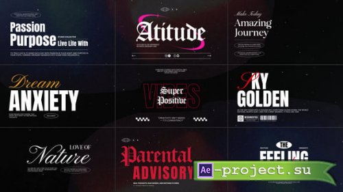 Videohive - Cinematic Titles vol.05 - 59828866 - Project for After Effects
