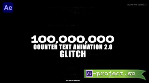 Videohive - Counter Text Animation 2.0 - 59847269 - Project for After Effects