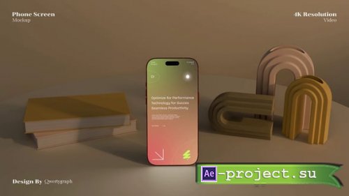 Videohive - Phone Screen Mockup - 59851491 - Project for After Effects