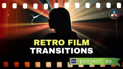 Videohive - Retro Film Transitions - 59844642 - DaVinci Resolve Templates