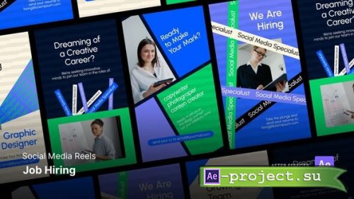 Videohive - Reels - Job Hiring After Effects Project Files - 59858777 - Project for After Effects