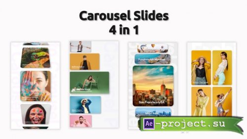 Videohive - Carousel Verical 4 in 1 - 59767341 - Project for After Effects