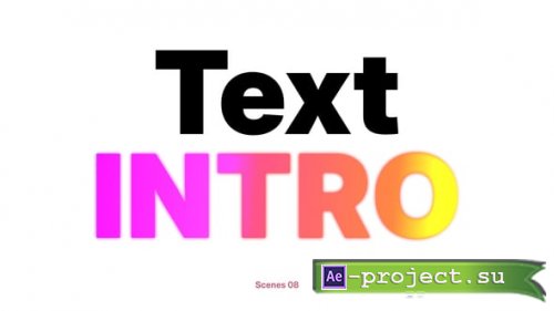 Videohive - Text Intro | After Effects - 59866055 - Project for After Effects