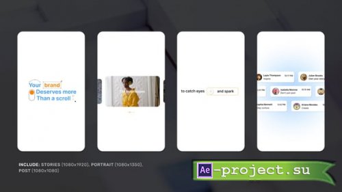 Videohive - Vertical Brand Intro - 59478216 - Project for After Effects