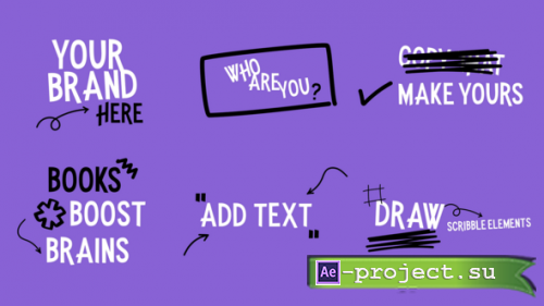 Videohive - Scribble Titles | AE - 58822421 - Project for After Effects