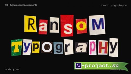 Videohive - Ransom Typography Pack - 59436630 - Project for After Effects