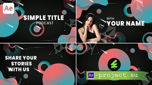 Videohive - Podcast Intro Opener - 59828814 - Project for After Effects