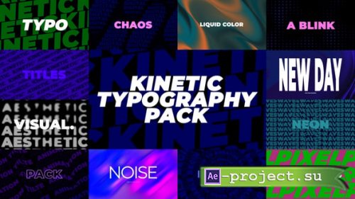 Videohive - Kinetic Typography - 58371114 - Project for After Effects