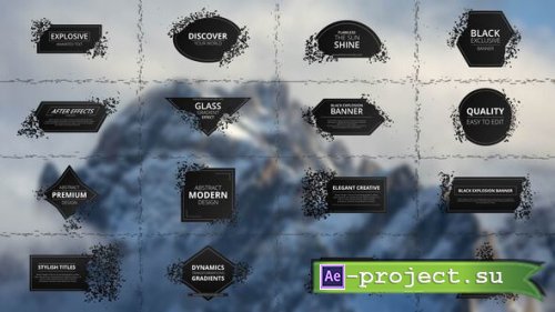 Videohive - Glass Titles - 58408994 - Project for After Effects
