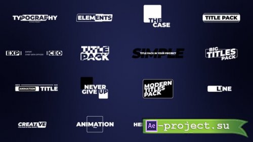 Videohive - Colorful Shadow Titles - 57851972 - Project for After Effects