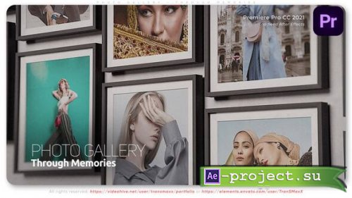 Videohive - Through Memories - Adobe Premiere Photo Gallery - 59830285