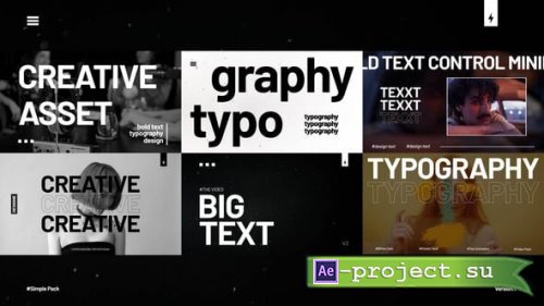 Videohive - Typography | After Effects - 59881466 - Project for After Effects